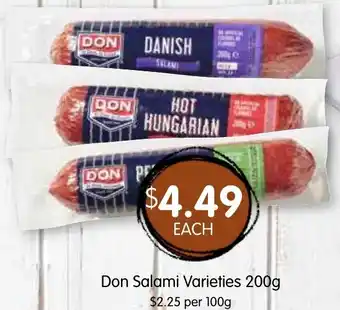 Spudshed Don Salami Varieties offer