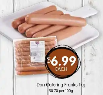 Spudshed Don Catering Franks offer