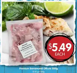 Spudshed Premium Barramundi Offcuts offer