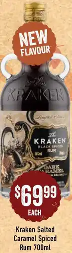 Spudshed Kraken Salted Caramel Spiced Rum offer