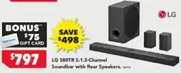 Harvey Norman LG SBOTR 5.1.3-Channel Soundbar with Rear Speakers offer