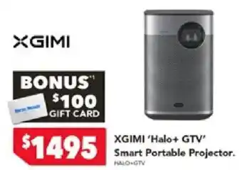 Harvey Norman XGIMI 'Halo+ GTV' Smart Portable Projector offer