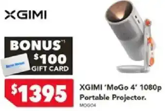 Harvey Norman XGIMI 'MoGo 4' 1080p Portable Projector. offer