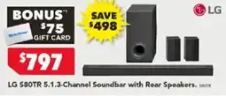 Harvey Norman LG S80TR 5.1.3-Channel Soundbar with Rear Speakers offer