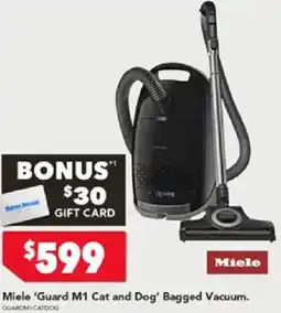 Harvey Norman Miele 'Guard M1 Cat and Dog' Bagged Vacuum offer