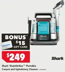 Harvey Norman Shark 'StainStriker™ Portable Carpet and Upholstery Cleaner offer