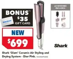 Harvey Norman Shark 'Glam' Ceramic Air Styling and Drying System offer