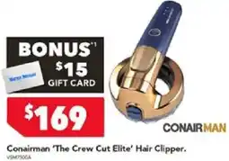 Harvey Norman Conairman 'The Crew Cut Elite' Hair Clipper offer