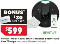 Harvey Norman Revitive 'Medic Coach' Smart Circulation Booster with Knee Therapy offer