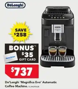 Harvey Norman De'Longhi 'Magnifica Evo' Automatic Coffee Machine offer