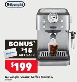 Harvey Norman De'Longhi 'Classic' Coffee Machine offer
