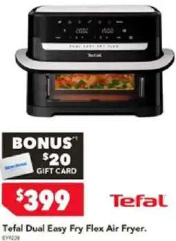 Harvey Norman Tefal Dual Easy Fry Flex Air Fryer offer