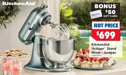 Harvey Norman KitchenAid 'Artisan' Stand Mixer - Juniper offer