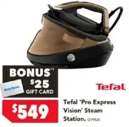 Harvey Norman Tefal 'Pro Express Vision' Steam Station offer