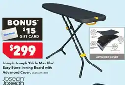 Harvey Norman Joseph Joseph 'Glide Max Plus' Easy-Store Ironing Board with Advanced Cover offer