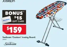 Harvey Norman Sunbeam 'Couture' Ironing Board offer