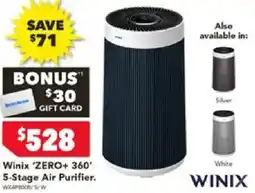 Harvey Norman Winix 'ZERO+ 360* 5-Stage Air Purifier offer