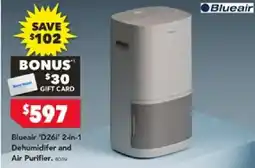 Harvey Norman Blueair 'D261' 2-in-1 Dehumidifer and Air Purifier offer