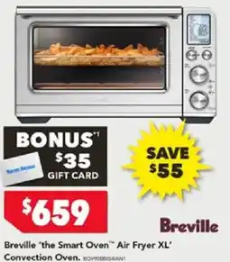 Harvey Norman Breville 'the Smart Oven Air Fryer XL Convection Oven offer