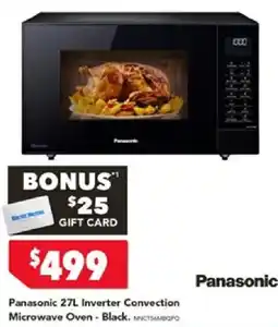 Harvey Norman Panasonic 27L Inverter Convection Microwave Oven - Black offer