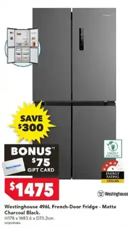 Harvey Norman Westinghouse 496L French-Door Fridge - Matte offer