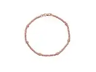 Bevilles Jewellery 9ct Rose Gold Silver Infused Round Ball Bracelet offer