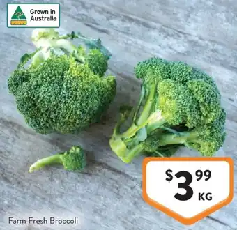 Foodworks Farm Fresh Broccoli offer
