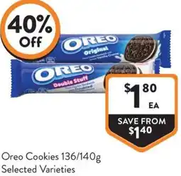 Foodworks Oreo Cookies 136/140g offer