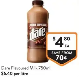 Foodworks Dare Flavoured Milk offer