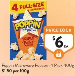 Foodworks Poppin Microwave Popcorn offer