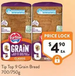 Foodworks Tip Top 9 Grain Bread offer