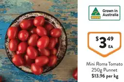 Foodworks Mini Roma Tomato offer