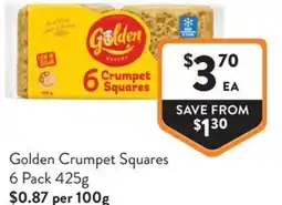 Foodworks Golden Crumpet Squares offer