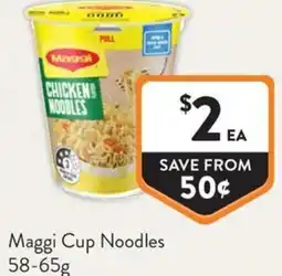 Foodworks Maggi Cup Noodles offer