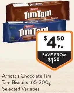 Foodworks Arnott's Chocolate Tim Tam Biscuits offer