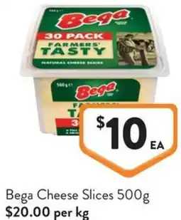 Foodworks Bega Cheese Slices offer
