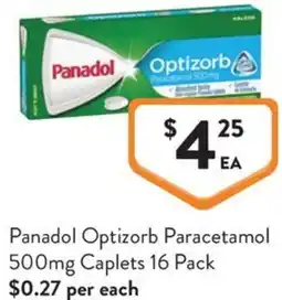 Foodworks Panadol Optizorb Paracetamol offer