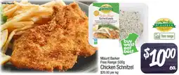 Foodworks Mount Barker Free Range Chicken Schnitzel offer