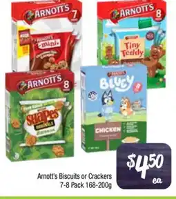 Foodworks Arnott's Biscuits or Crackers offer