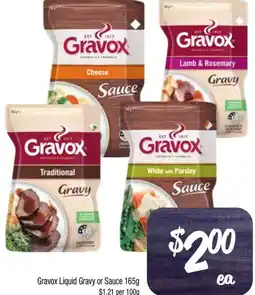 Foodworks Gravox Liquid Gravy or Sauce offer