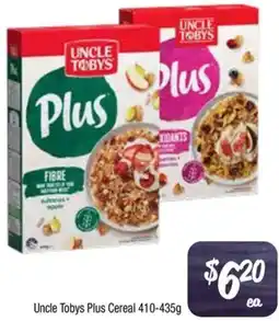 Foodworks Uncle Tobys Plus Cereal offer