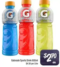 Foodworks Gatorade Sports Drink offer