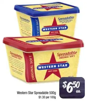 Foodworks Western Star Spreadable offer