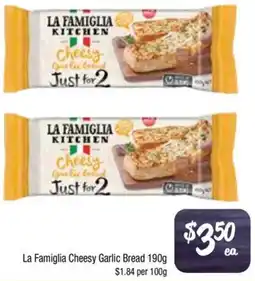 Foodworks La Famiglia Cheesy Garlic Bread offer