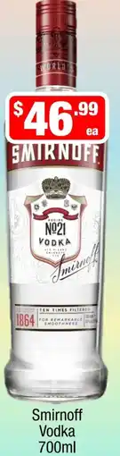 Liquor Stax Smirnoff Vodka offer