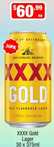 Liquor Stax XXXX Gold Lager offer