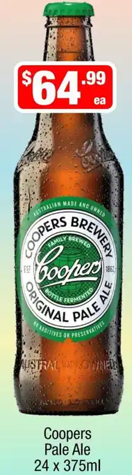 Liquor Stax Coopers Pale Ale offer