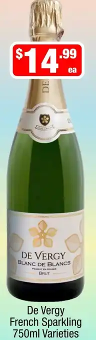 Liquor Stax De Vergy French Sparkling Varieties offer