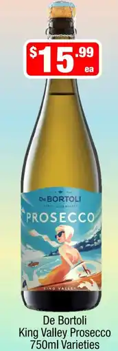 Liquor Stax De Bortoli King Valley Prosecco Varieties offer