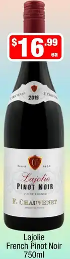 Liquor Stax Lajolie French Pinot Noir offer